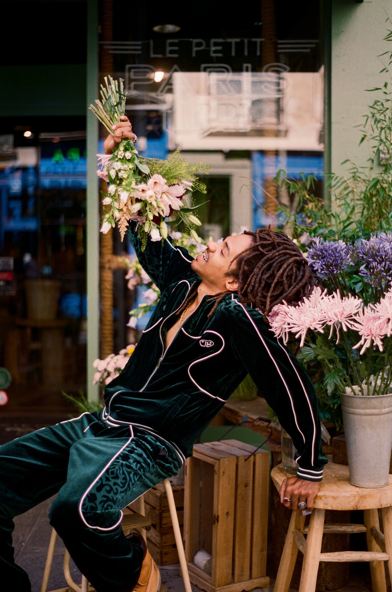 Veste en velour "Myrrhis"