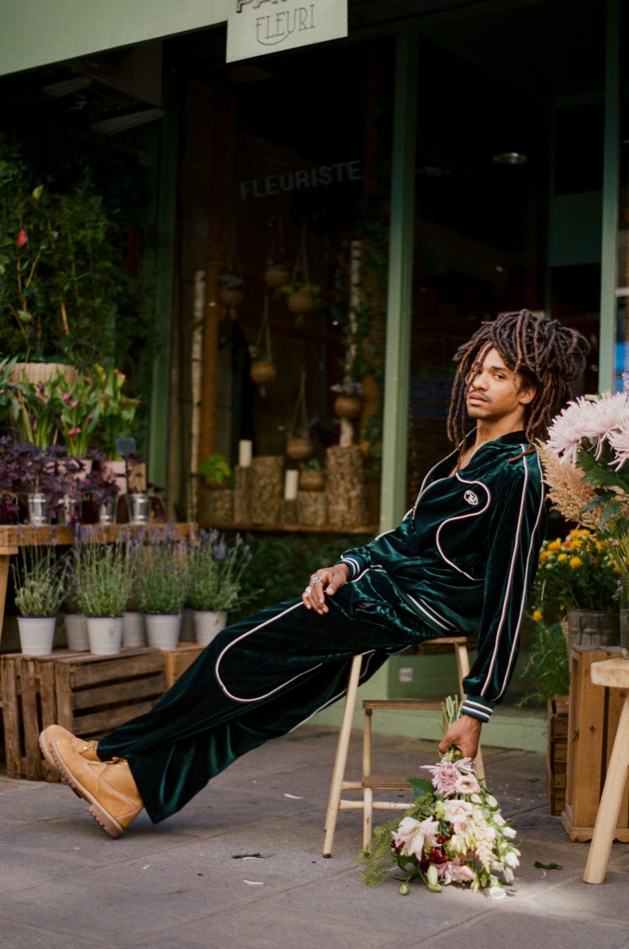 Jogging en velour "Myrrhis"