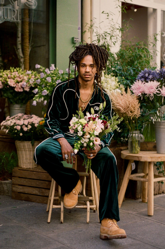 Jogging en velour "Myrrhis"