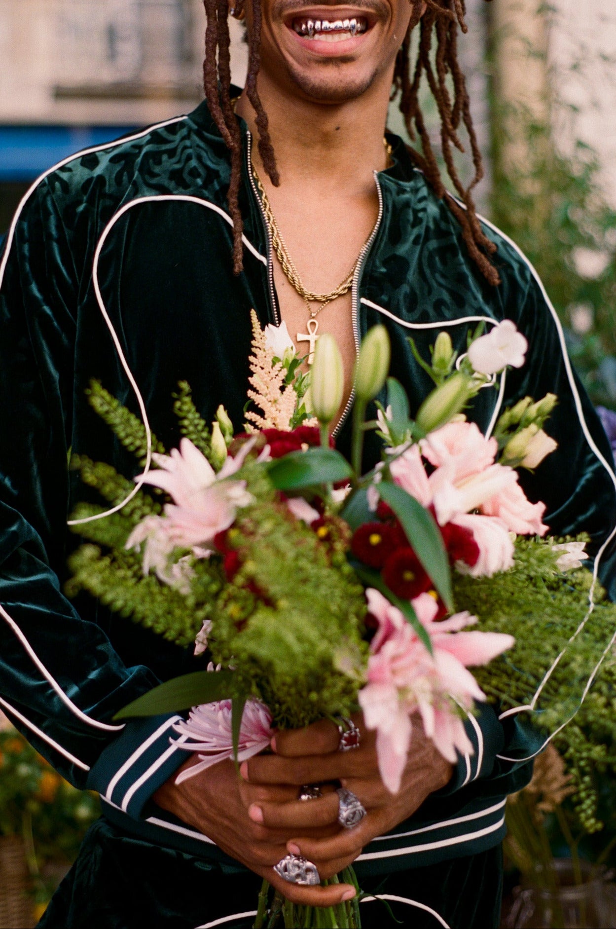 Veste en velour "Myrrhis"